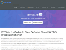 Tablet Screenshot of ictdialer.org